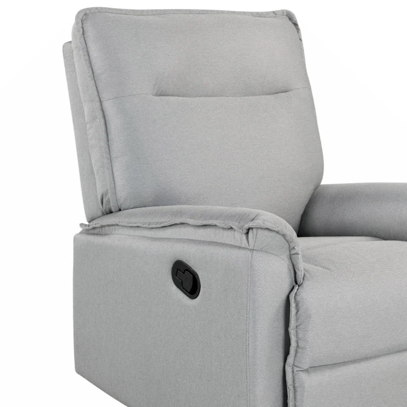 Fauteuil inclinable, pivotant et à bascule avec fonction d'inclinaison manuelle