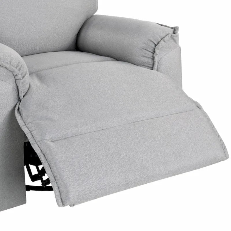 Fauteuil inclinable, pivotant et à bascule avec fonction d'inclinaison manuelle