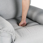 Fauteuil inclinable, pivotant et à bascule avec fonction d'inclinaison manuelle