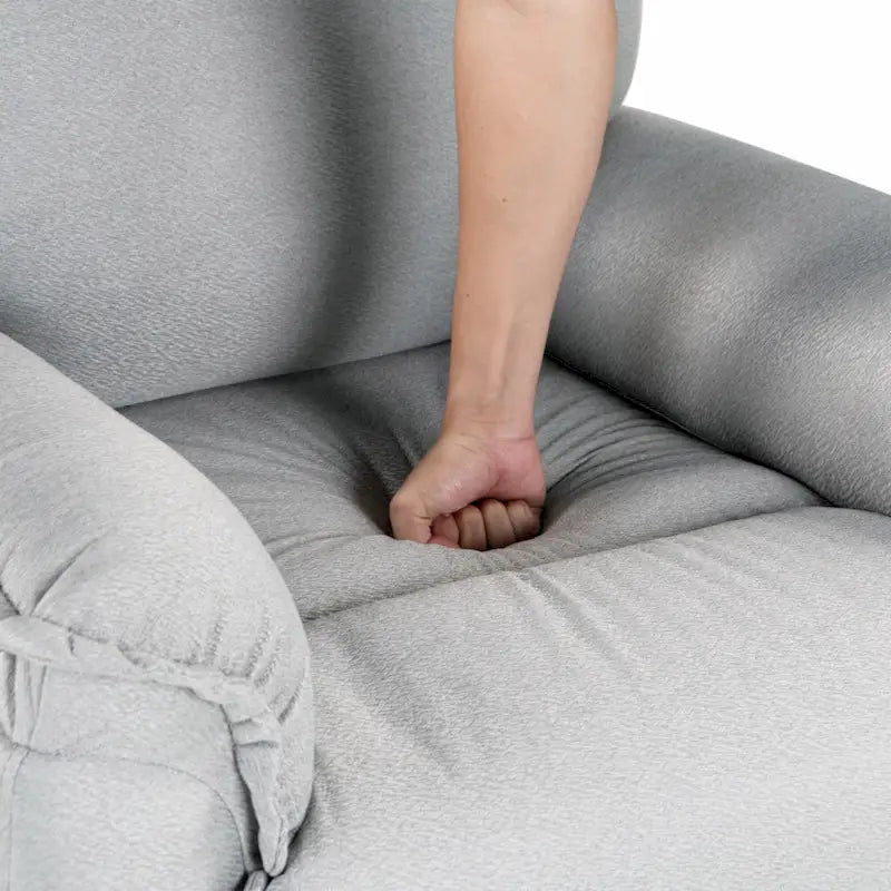 Fauteuil inclinable, pivotant et à bascule avec fonction d'inclinaison manuelle