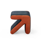 Tabouret / Pouf en velours rembourré
