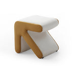 Tabouret / Pouf en velours rembourré