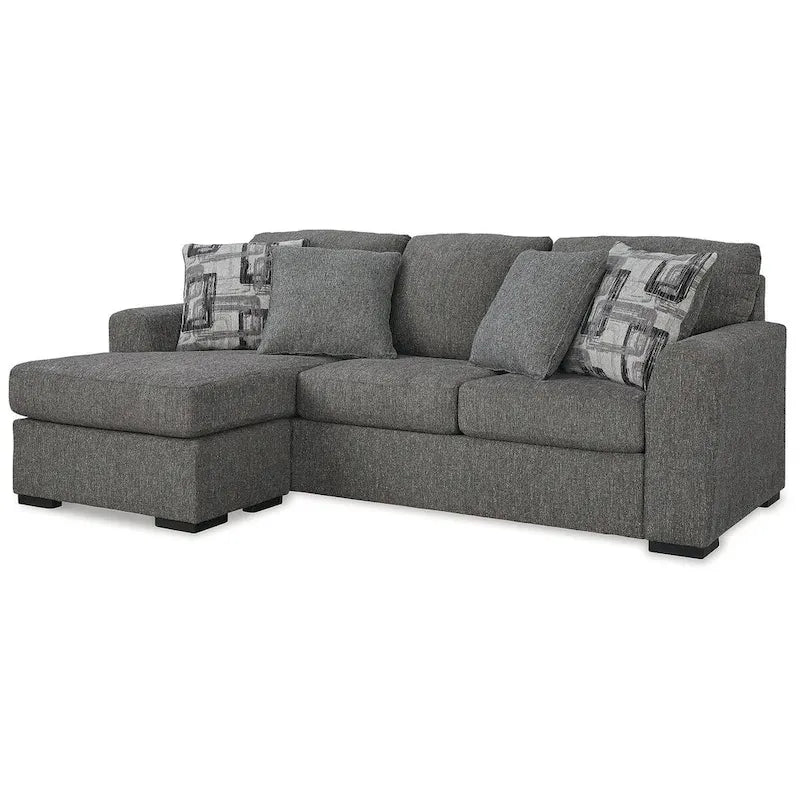Canapé-méridienne moderne – Étain, 101"L x 63"P x 40"H