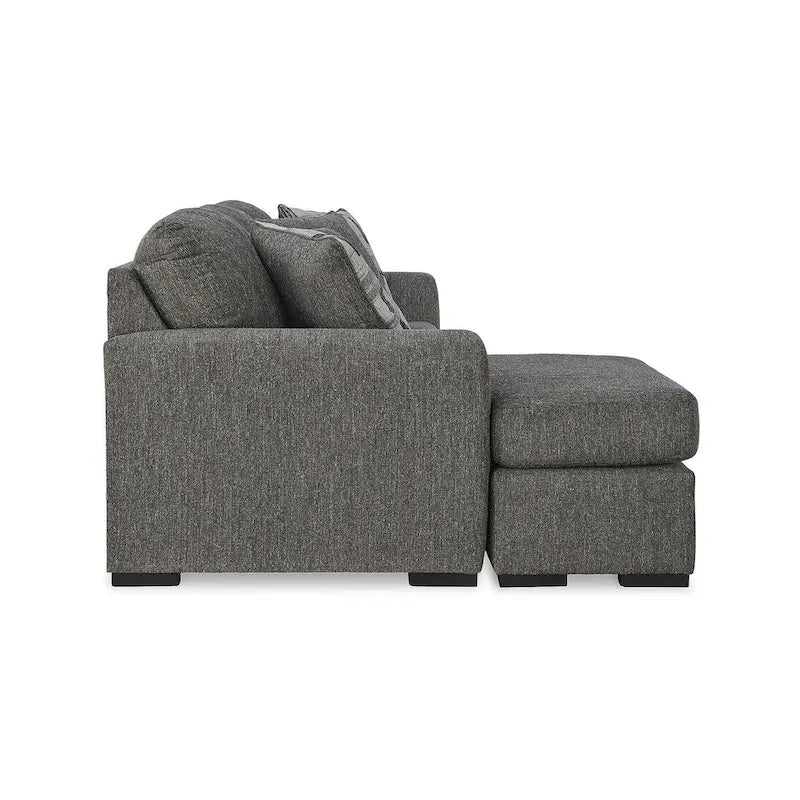 Canapé-méridienne moderne – Étain, 101"L x 63"P x 40"H