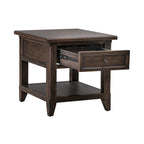 Table d'appoint rectangulaire brun selle Paradise Valley