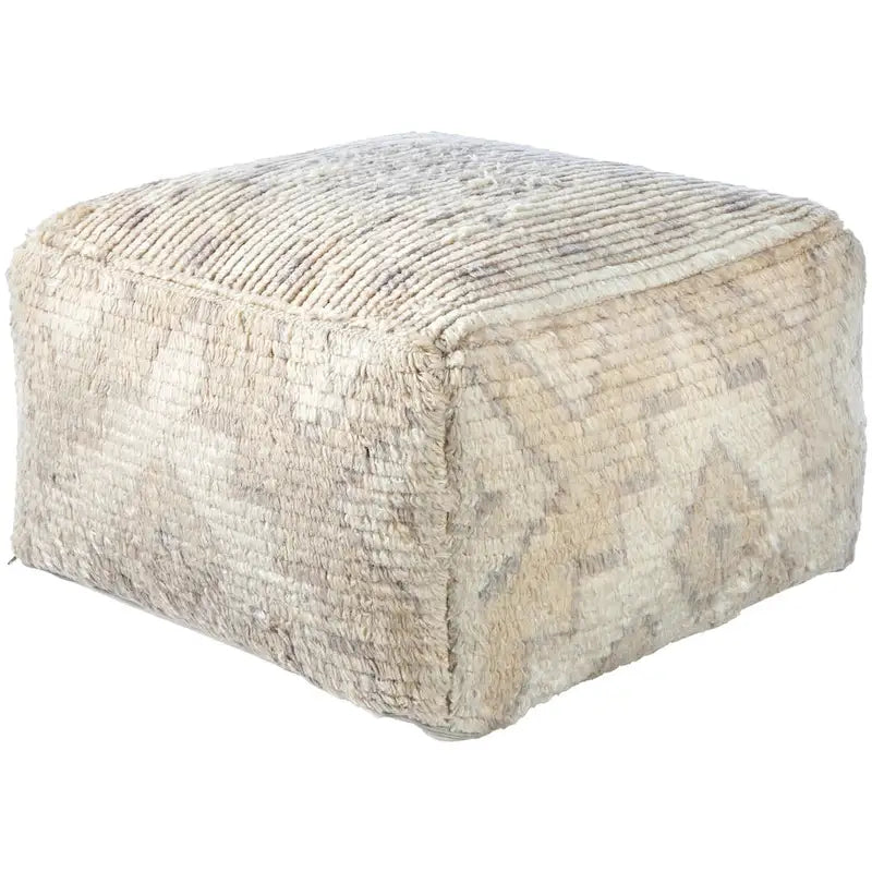 Pouf médaillon traditionnel Jasmyne