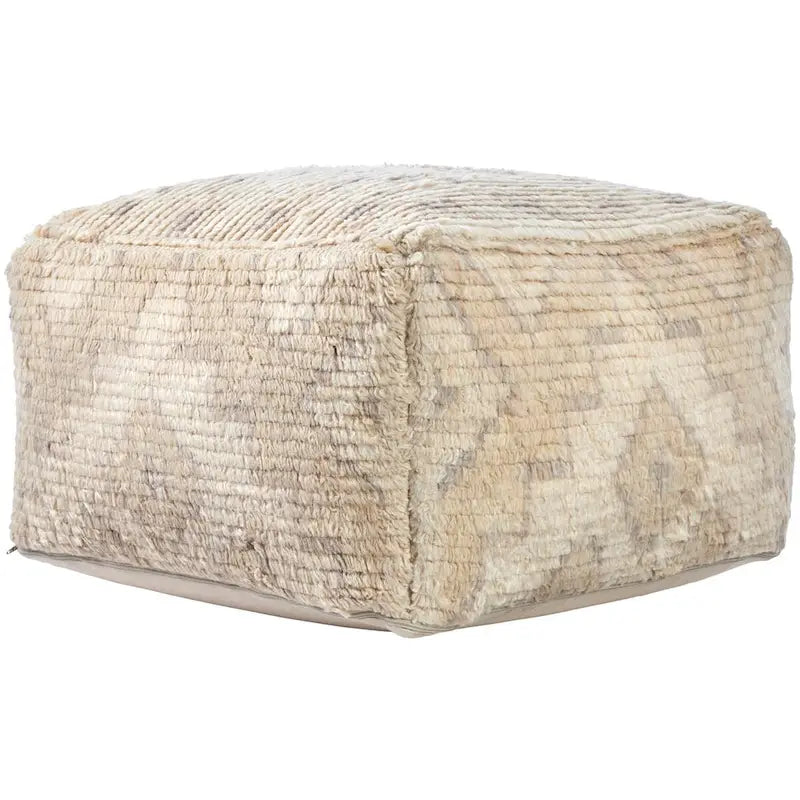 Pouf médaillon traditionnel Jasmyne