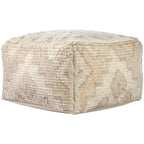 Pouf médaillon traditionnel Jasmyne