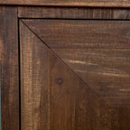 Meuble de rangement 2 portes style bois avec étagères