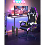 Fauteuil de jeu avec lumières LED RGB et design ergonomique
