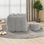Fauteuils canapé pouf paresseux pour adultes avec ottoman