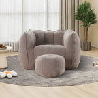 Fauteuils canapé pouf paresseux pour adultes avec ottoman