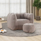Fauteuils canapé pouf paresseux pour adultes avec ottoman
