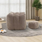 Fauteuils canapé pouf paresseux pour adultes avec ottoman