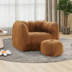 Fauteuils canapé pouf paresseux pour adultes avec ottoman