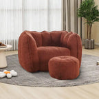 Fauteuils canapé pouf paresseux pour adultes avec ottoman