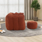 Fauteuils canapé pouf paresseux pour adultes avec ottoman